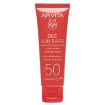 Apivita Bee Sun Safe hydra fresh gel krema za lice SPF50, 50 ml