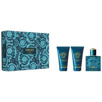 Versace Eros EDT Toaletna voda za muškarce, 50 ml + Gel za tuširanje, 50 ml + Balzam posle brijanja, 50 ml Gift Set