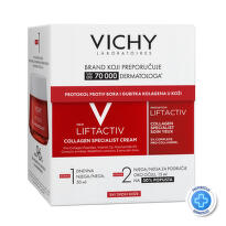 Vichy LiftActiv Collagen Specialist Dnevna krema, 50 ml + Nega za područje oko očiju, 15 ml PROMO