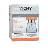 Vichy Capital Soleil UV-Age Vodeni fluid SPF 50+, 40 ml + Mineral 89 Booster, 30 ml GRATIS