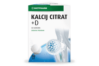 Dietpharm Kalcijum citrat + D, 30 šumećih tableta