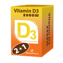 Abela Vitamin D3 2000 IU 2+1 GRATIS, ukupno 90 kapsula