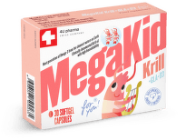 Megakid Krill + GLA + D3 30 mekih želatinskih kapsula