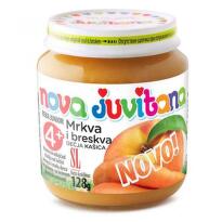 Juvitana Kašica od šargarepe i breskve 128g