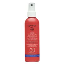 Apivita Bee Sun Safe lagani brzo upijajući sprej za lice i telo SPF30, 200 ml