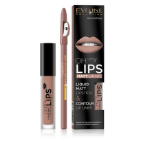 Eveline OH My lips Liquid Matt Lipstick&Lip Liner 01