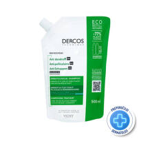 Vichy Dercos AD Šampon protiv peruti za normalnu/masnu kosu eco refill, 500 ml