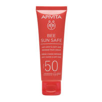 Apivita Bee Sun Safe krema za lice protiv tamnih fleka i starenja SPF50, 50 ml