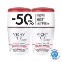 Vichy Déodorant Stress Resist roll-on protiv znojenja (72h), 50 ml DUO