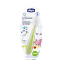 Chicco Mekana silikonska kašika 6m+ zelena, 1 komad