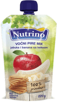 Nutrino-pire od voća-jabuka i banana sa keksom 220g
