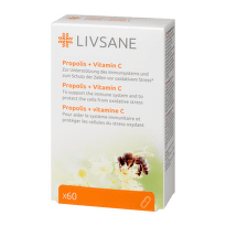 LIVSANE Propolis + Vitamin C 60 kapsula