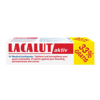 Lacalut Aktiv pasta, 75 ml + 33% GRATIS