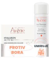 Avene Hyaluron Activ B3 Krema, 50 ml + Termalna voda, 50 ml GRATIS