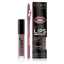 Eveline OH My Lips Liquid Matt Lipstik&Lip Liner 04