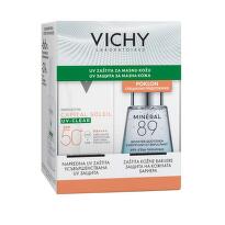 Vichy Capital Soleil UV-Clear Fluid SPF 50+, 40 ml + Mineral 89 Booster, 30 ml  GRATIS
