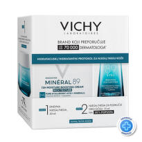 Vichy Mineral 89 Bogata krema, 50ml + Serum za područje oko očiju, 15 ml PROMO