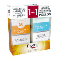 Eucerin Box Sun Allergy (Krem-gel za zaštitu od sunca SPF 50 i od alergija+Umirujući krem-gel za osetljivu kožu posle sunčanja)