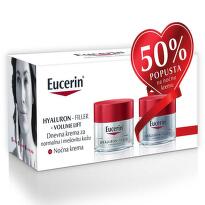 Eucerin Box Hyaluron-Filler Volume Lift Dnevna krema za normalnu i mešovitu kožu+Noćna krema sa 50% popusta