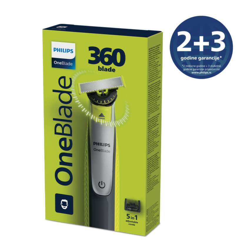 Philips OneBlade 360 brijač/trimer za lice
