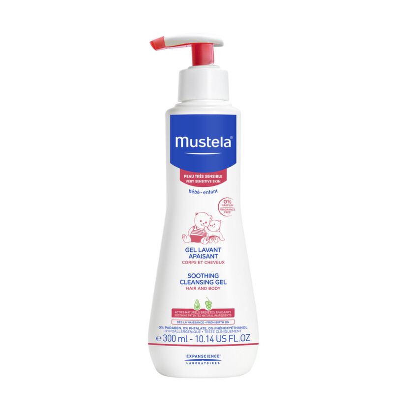 Mustela umirujući gel za kupanje 300 ml